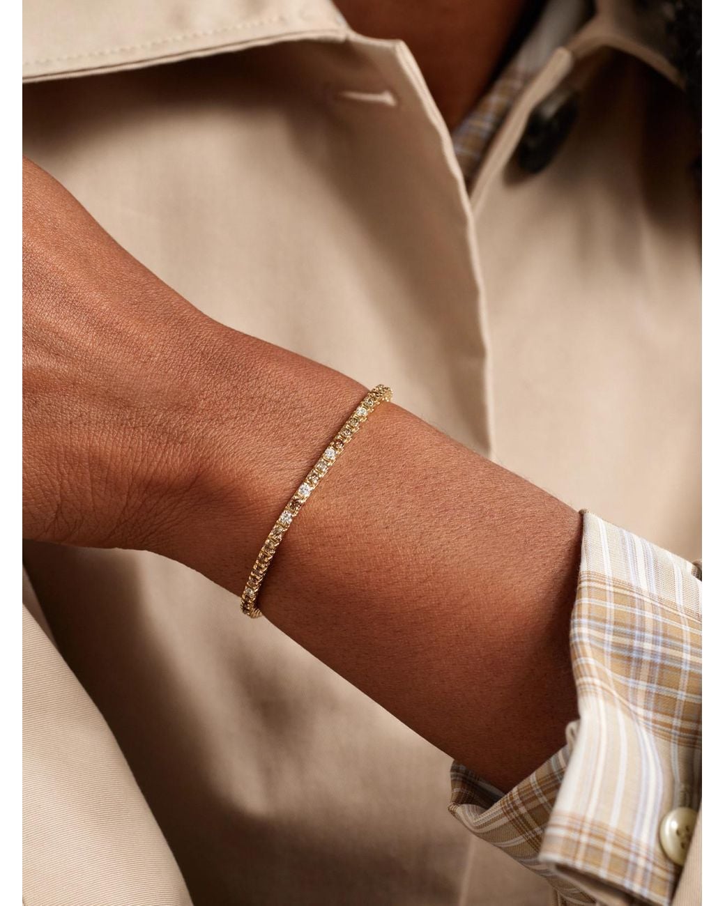 KOLOURS JEWELRY Natural 14-Karat Diamond Bracelet