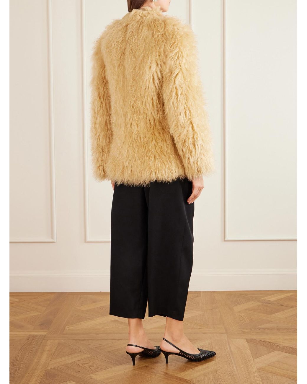 Isabel Marant Natural Mylae Shearling Jacket