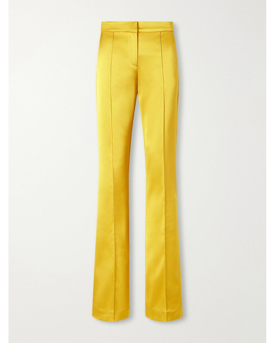 Ilkyaz Ozel Yellow Lenny Satin Pants