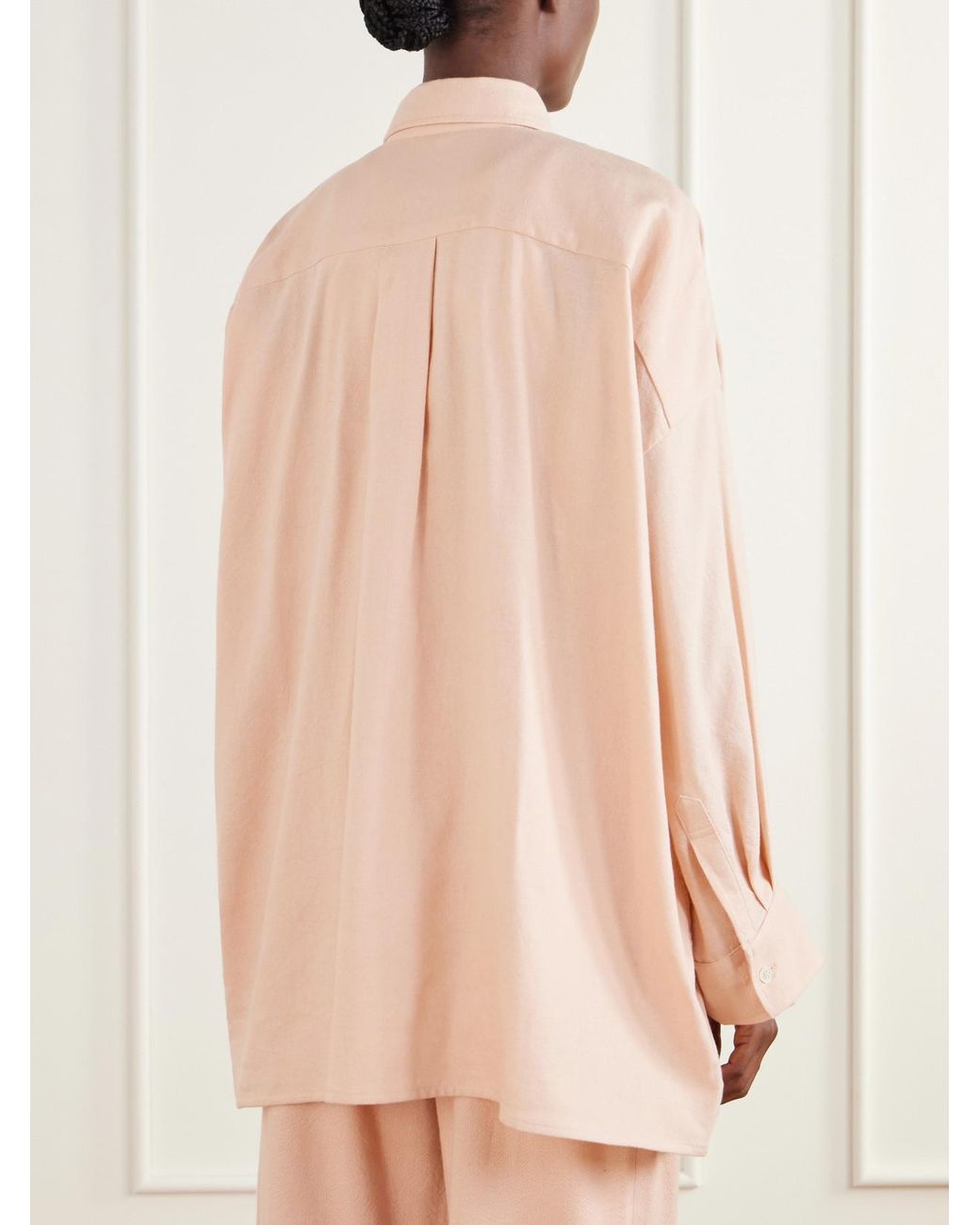 Marrakshi Life Natural The Oversized Cotton Oxford Shirt