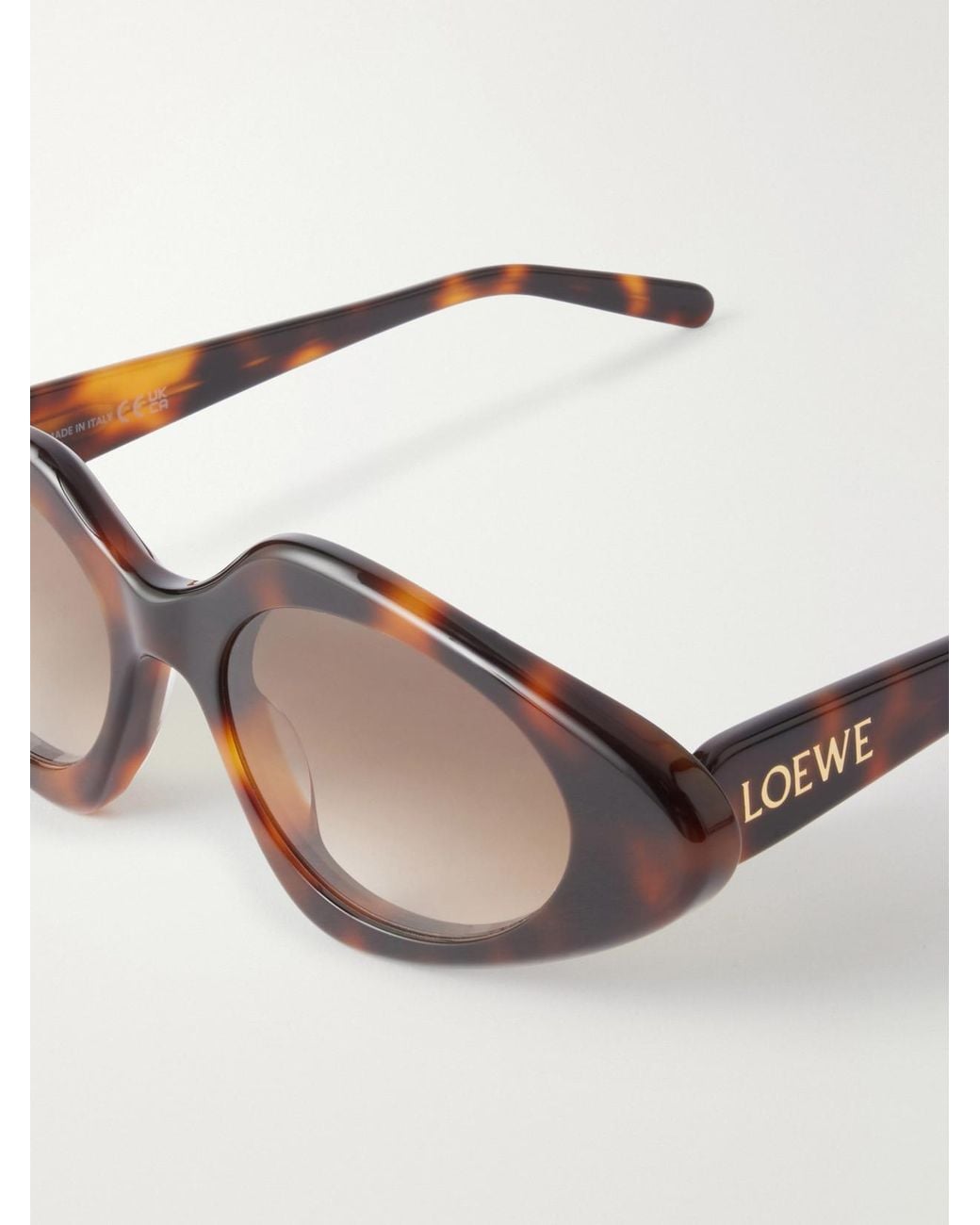 Loewe Multicolor Slim Cat-Eye Acetate Sunglasses