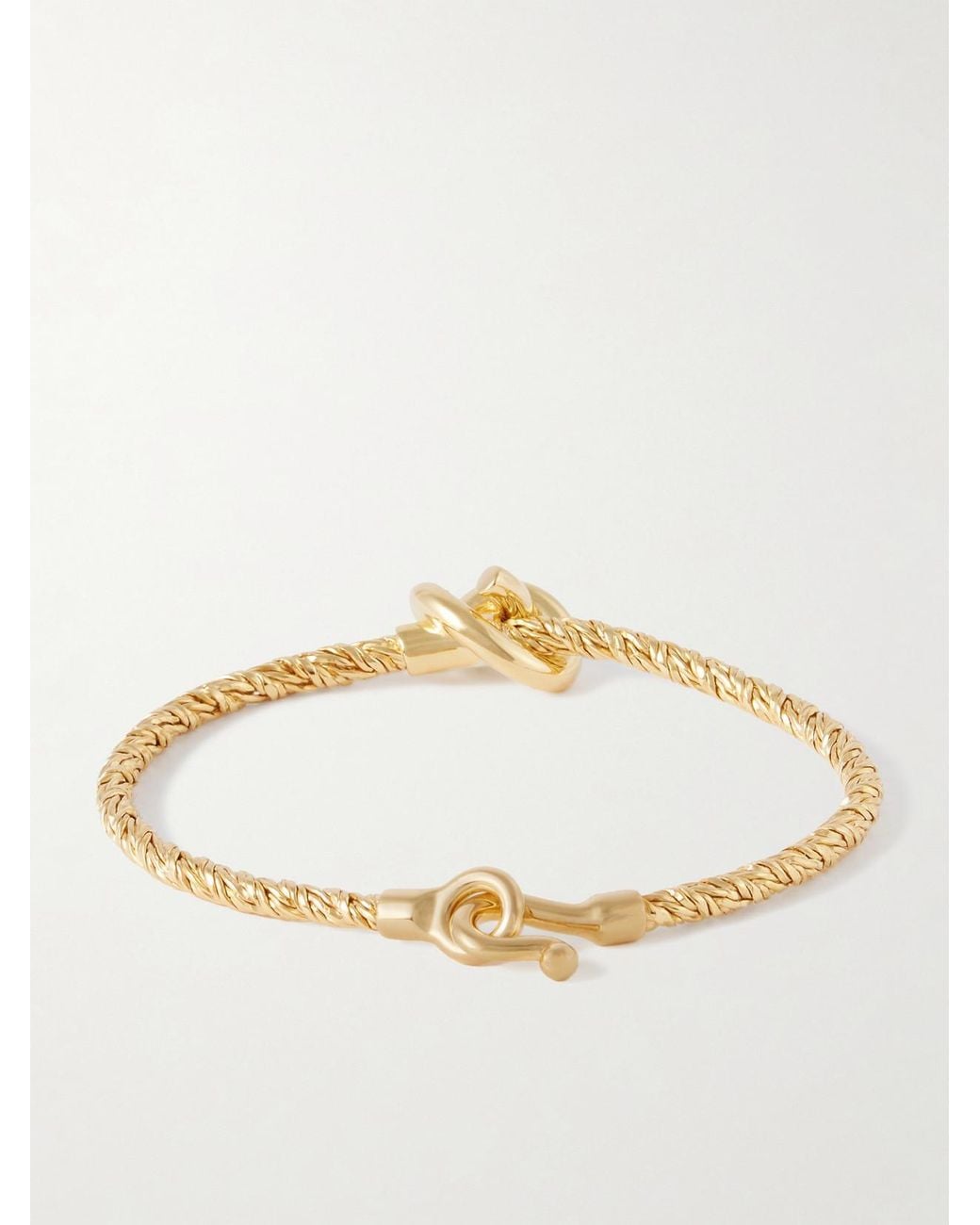 Bottega Veneta Natural Plated Bracelet