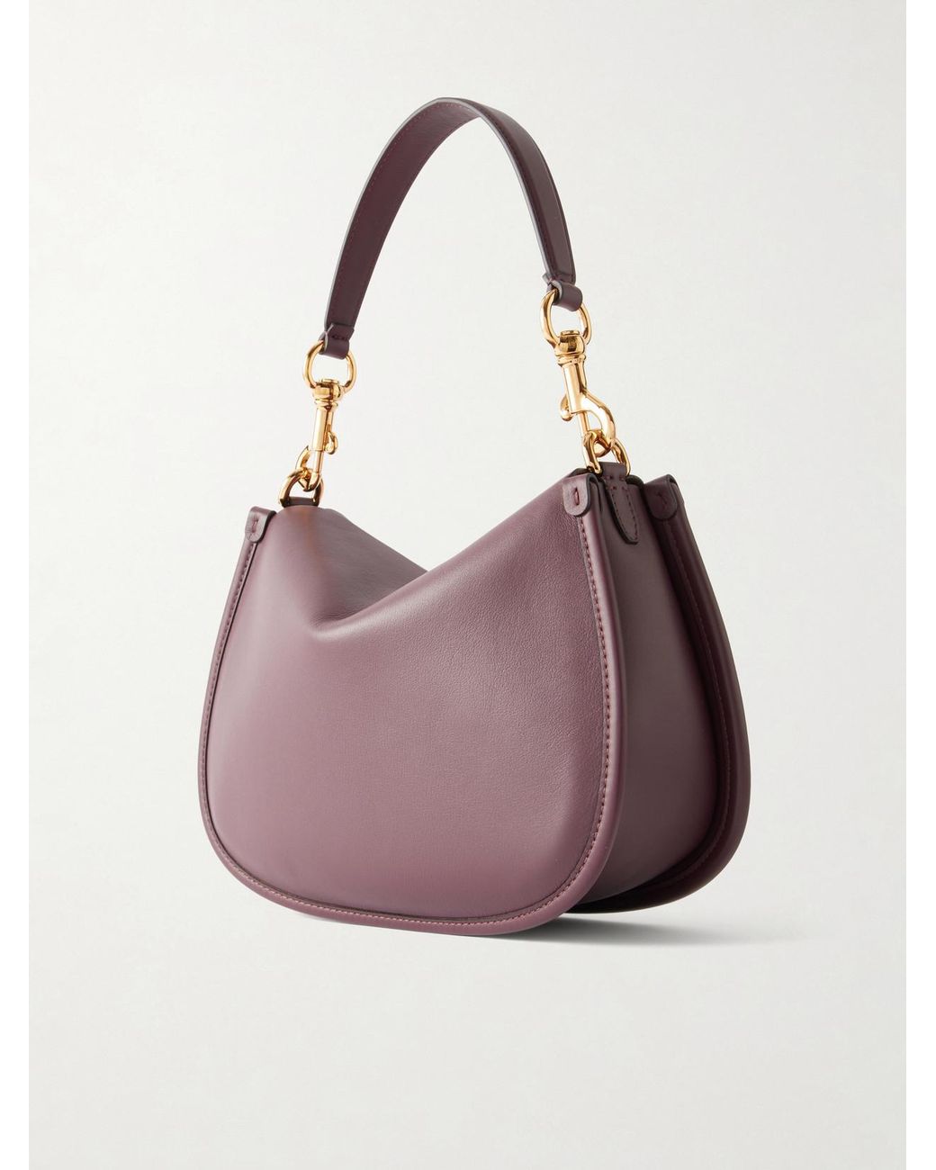 Etro Purple Pony Medium Leather Crossbody Bag