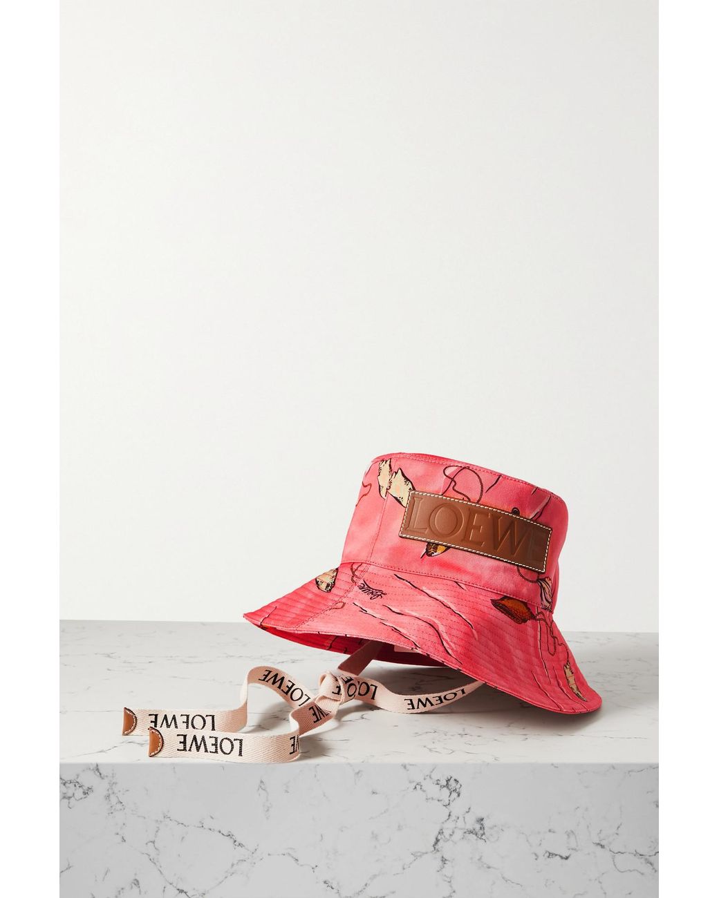 Ibiza Printed Canvas Bucket Hat 