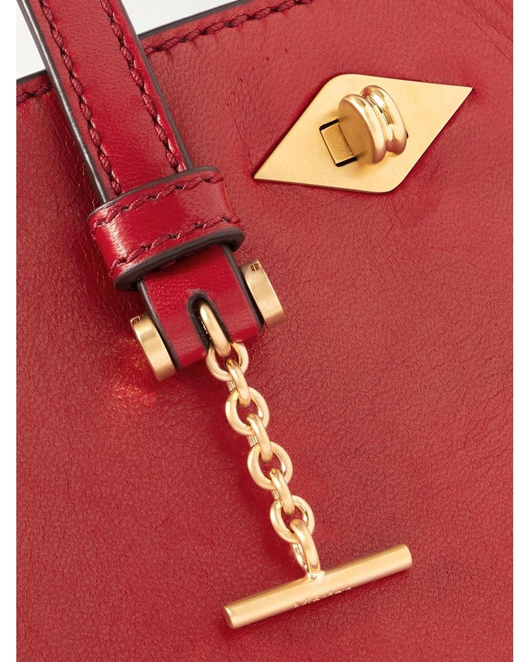 Metier Red Ease 22 Leather Clutch