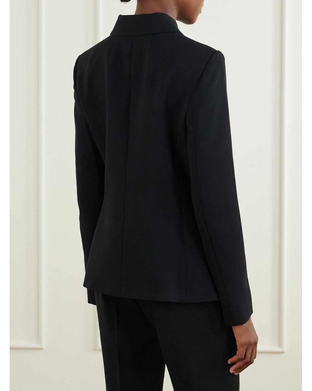 Theory Black Crepe Blazer