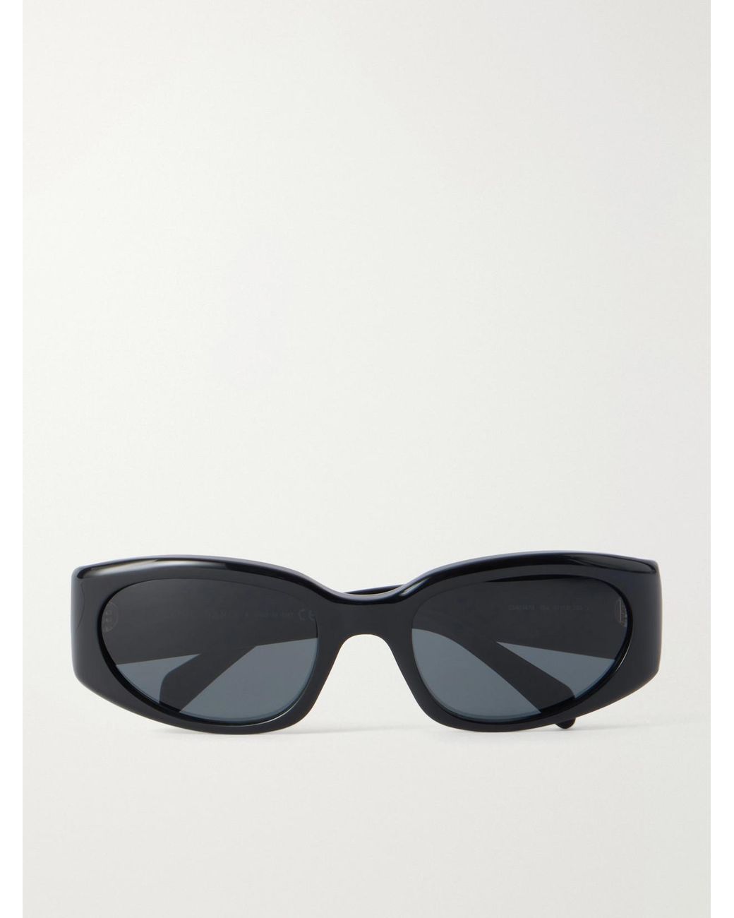 Céline Black Journey Round-Frame Acetate Sunglasses