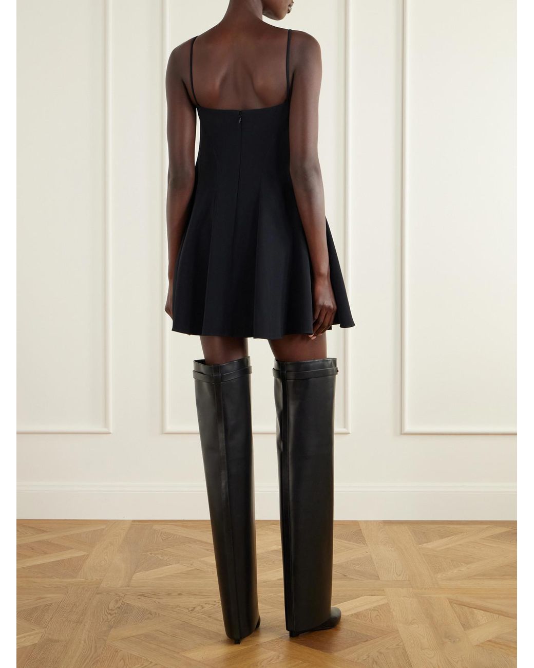 Givenchy Blue Stretch-Cady Mini Dress