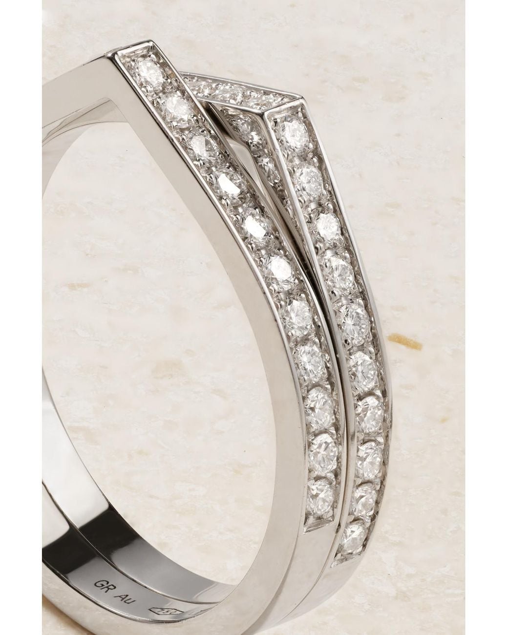 Repossi Natural Antifer 18-Karat Diamond Ring