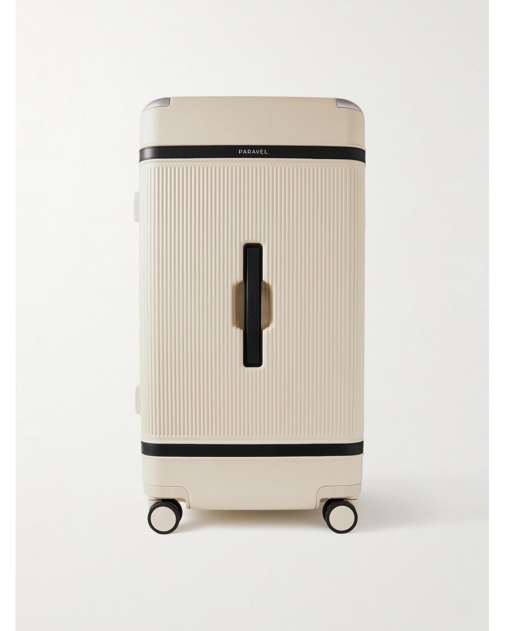 Aviator Trunk Vegan Leather-Trimmed Recycled-Hardshell Suitcase