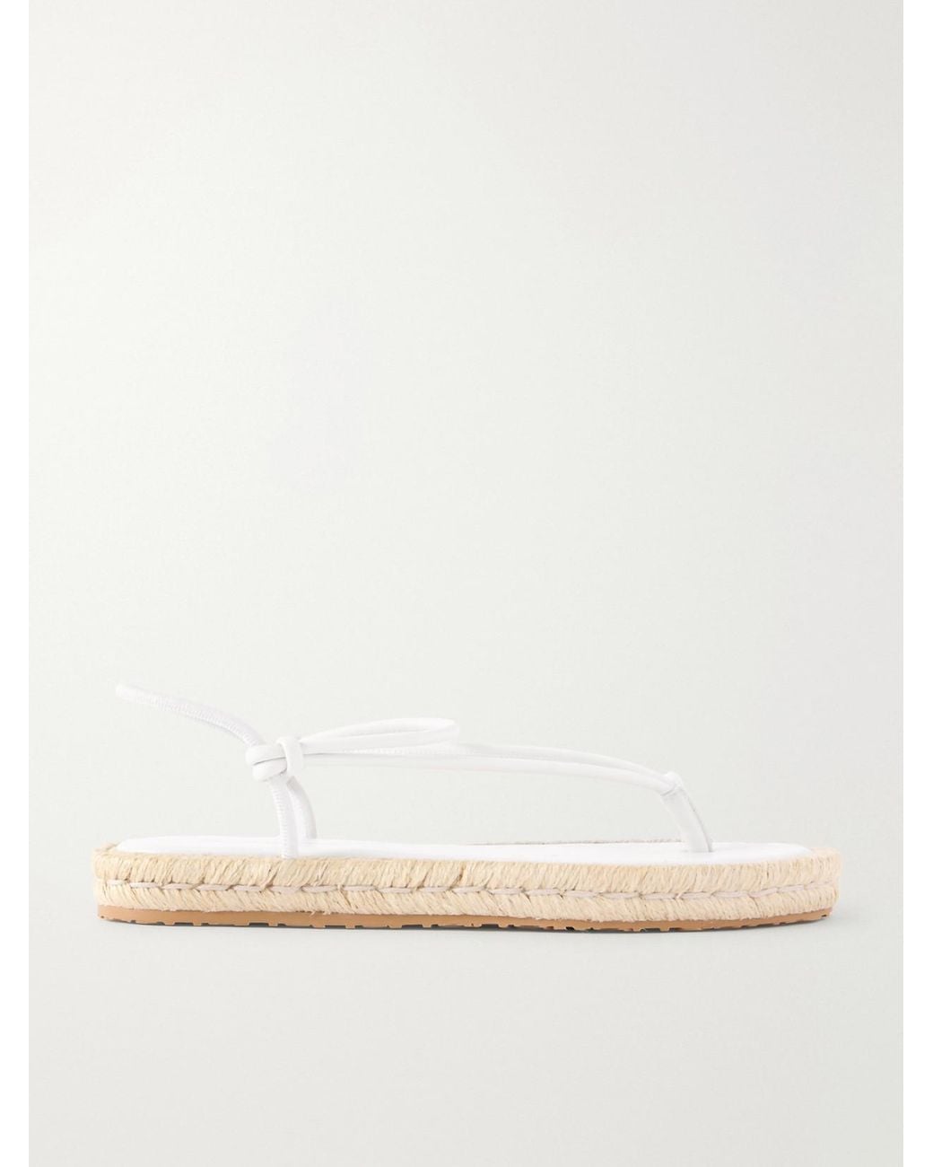Gianvito Rossi Natural Leather Espadrille Sandals