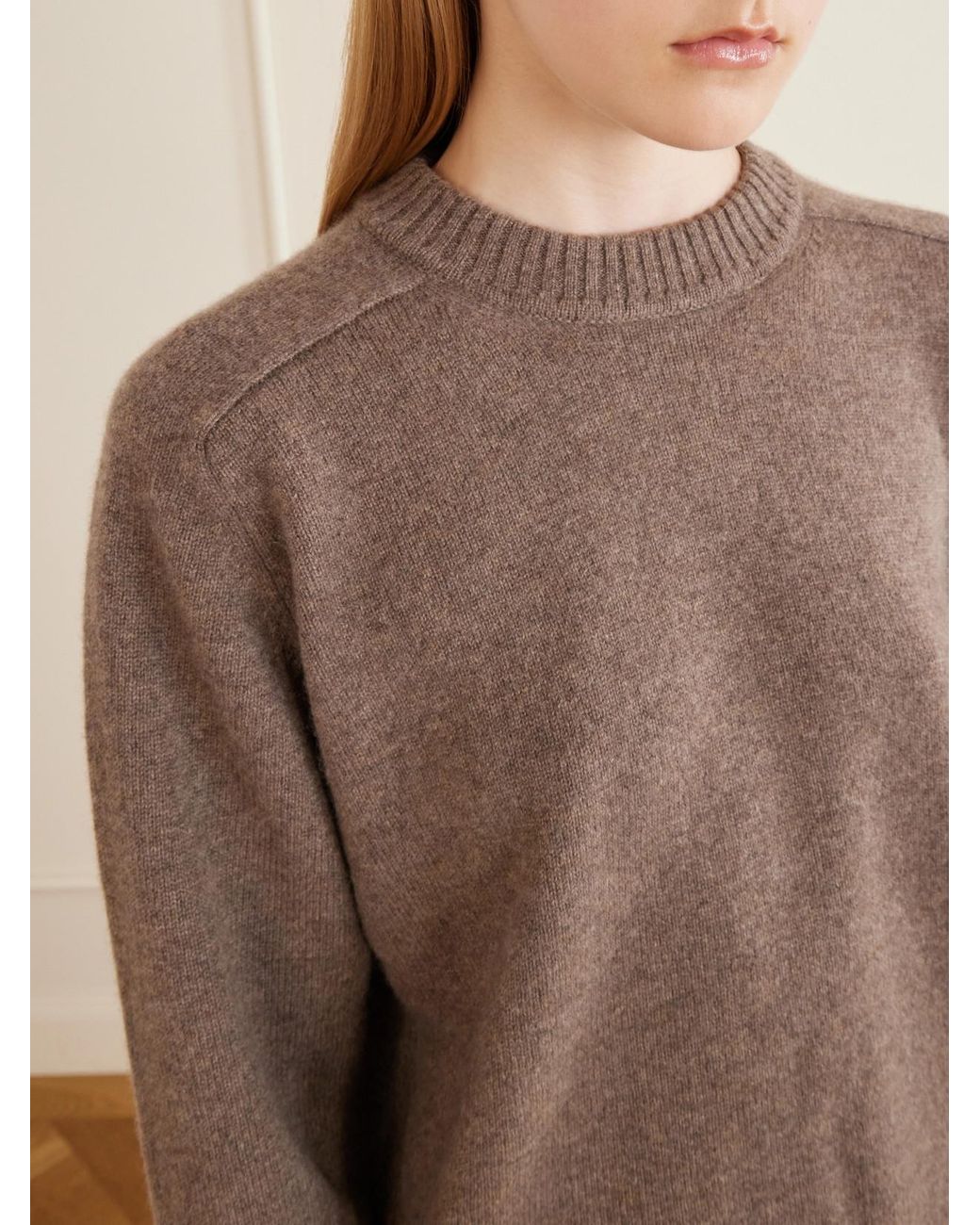 Loulou de Saison Brown Baltra Cashmere Sweater