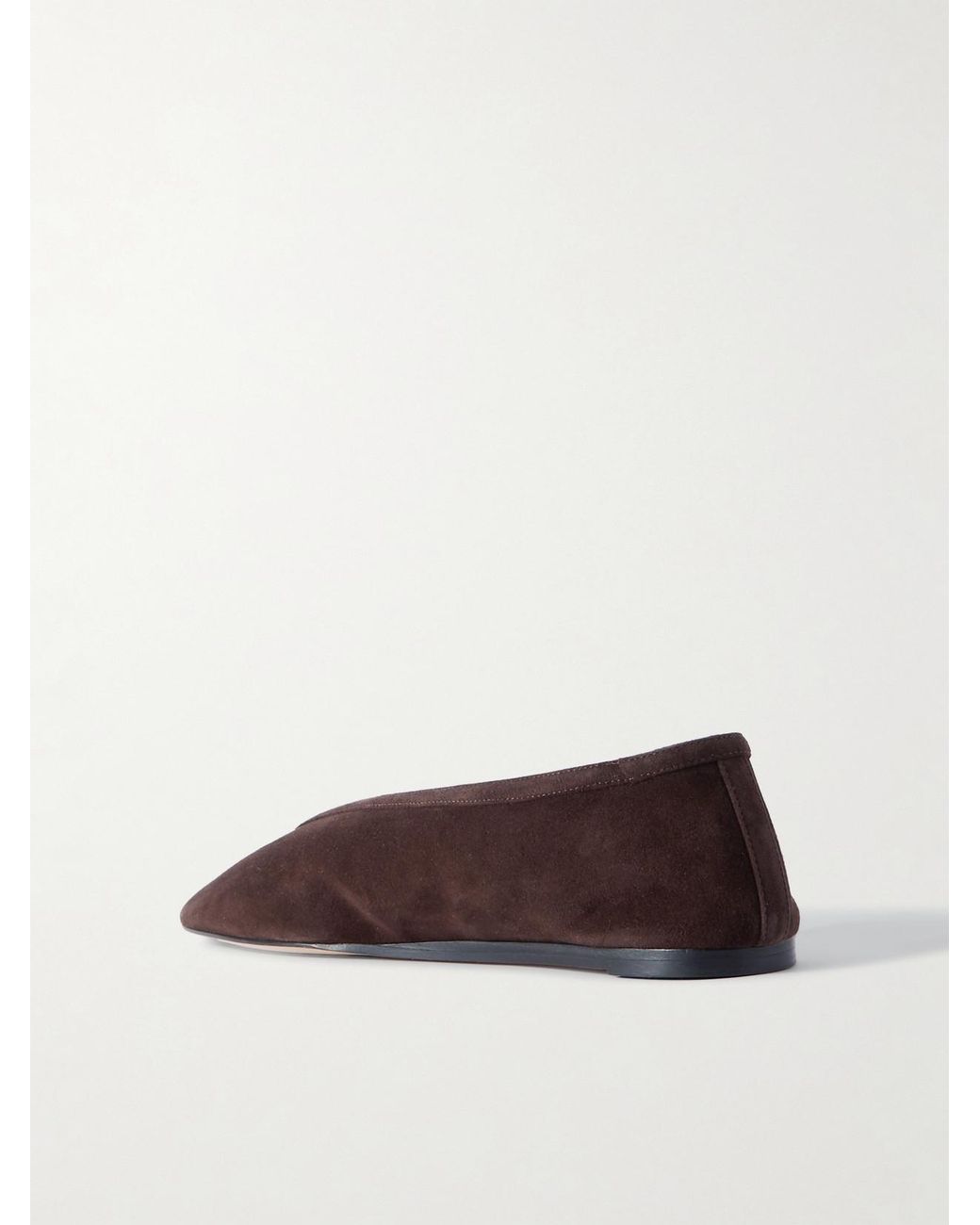 Le Monde Beryl Brown Luna Suede Ballet Flats