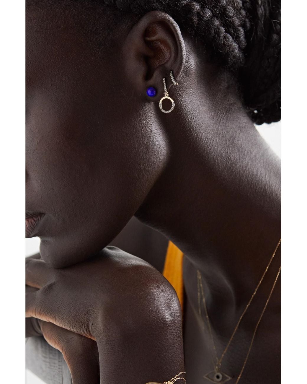 Mateo Blue 14-Karat Lapis Lazuli Earrings
