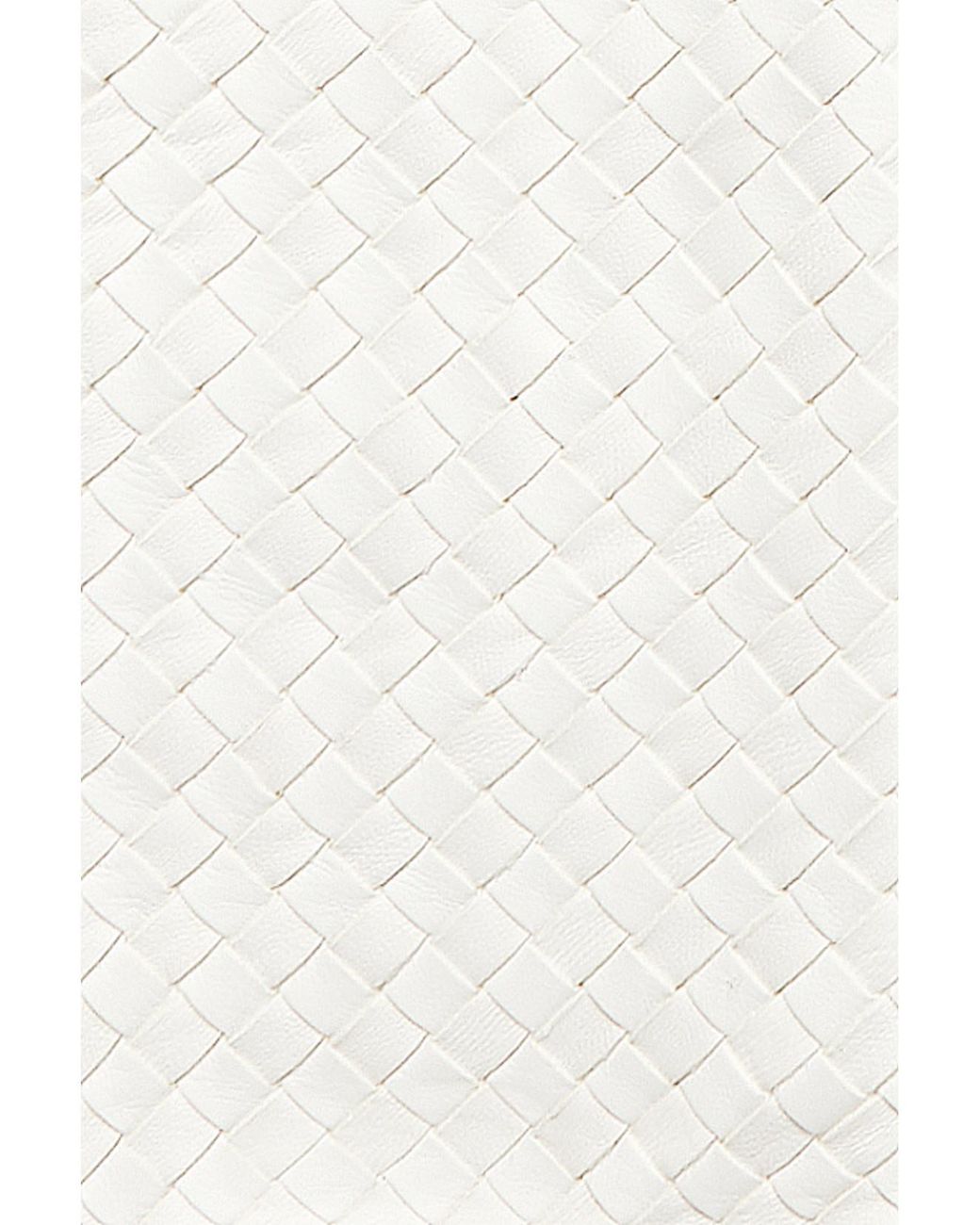 Bottega Veneta White Intrecciato Leather Gloves