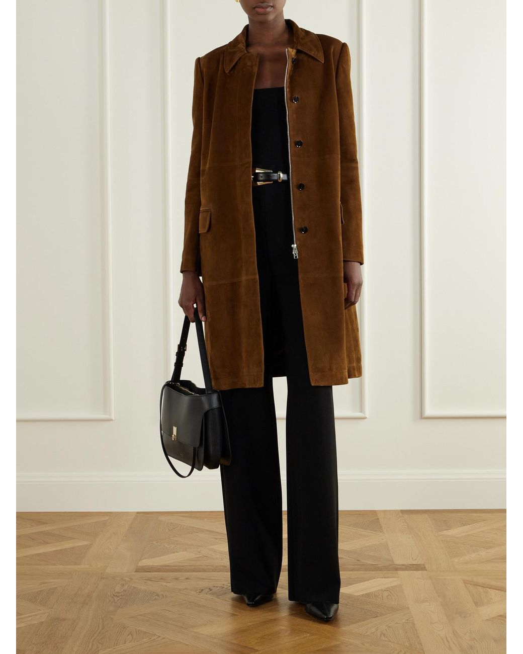 Ferragamo Black Cara Leather Shoulder Bag