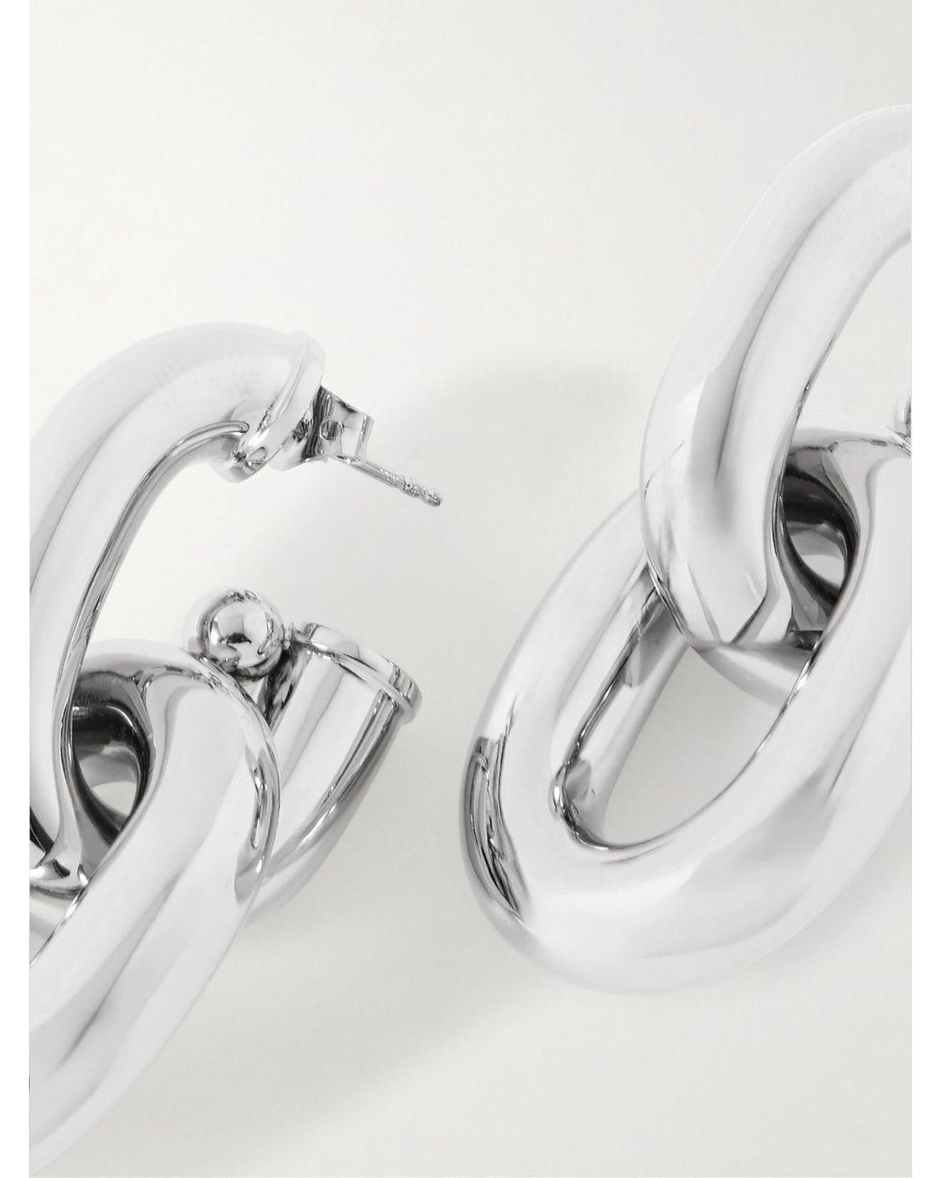 Rabanne Metallic Xl Link-Tone Earrings