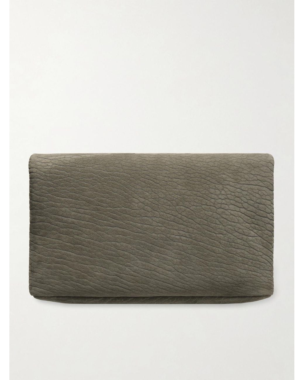 Saint Laurent Multicolor Cassandre Large Textured-Nubuck Clutch
