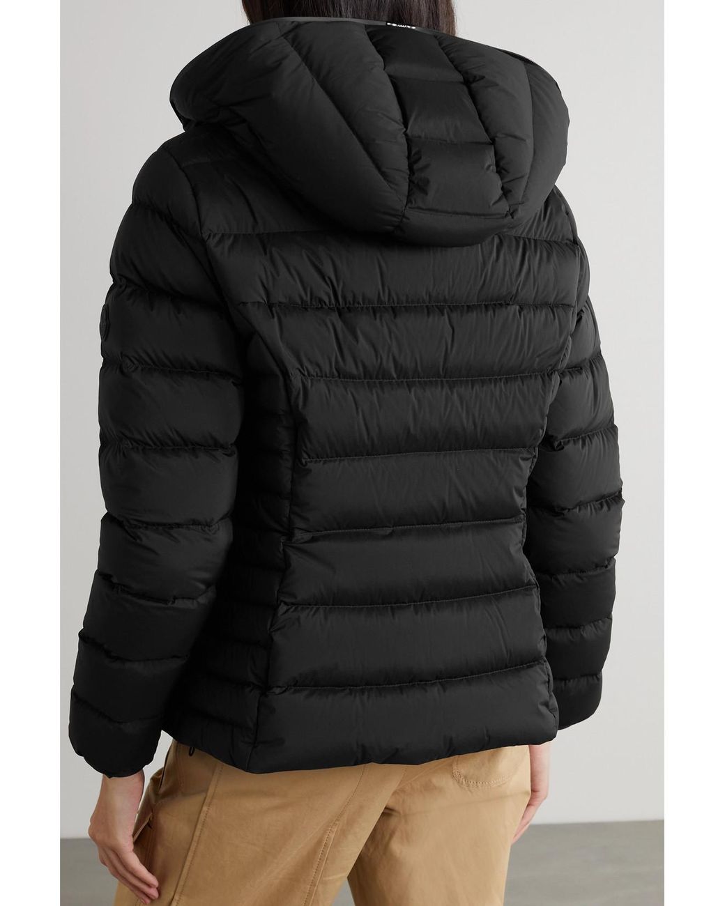Moncler Black Herbe Hooded Quilted Shell Down Jacket