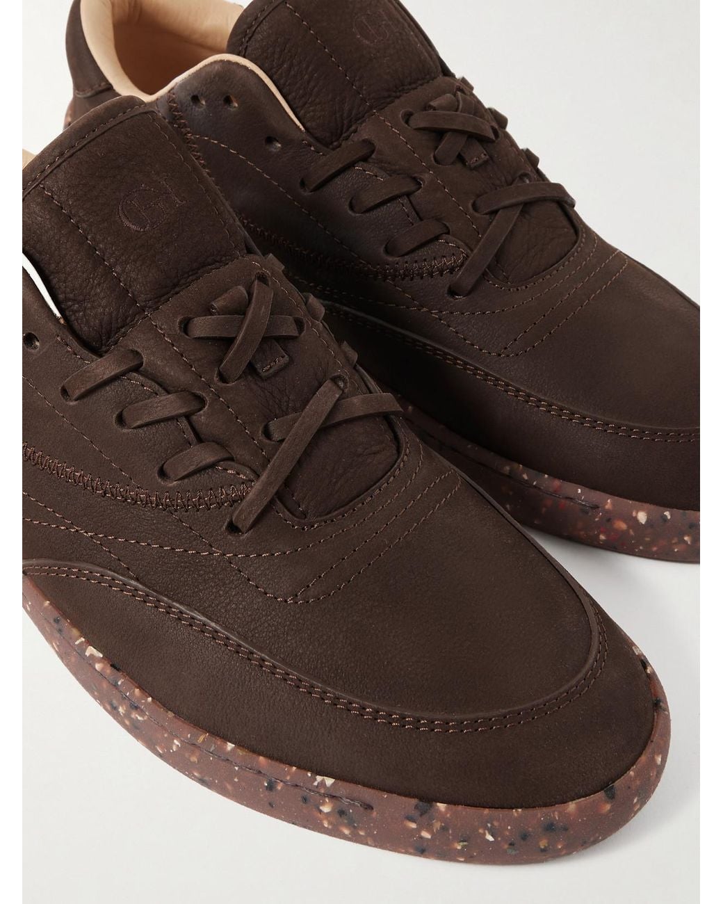 Gabriela Hearst Brown Ohio Suede Sneakers