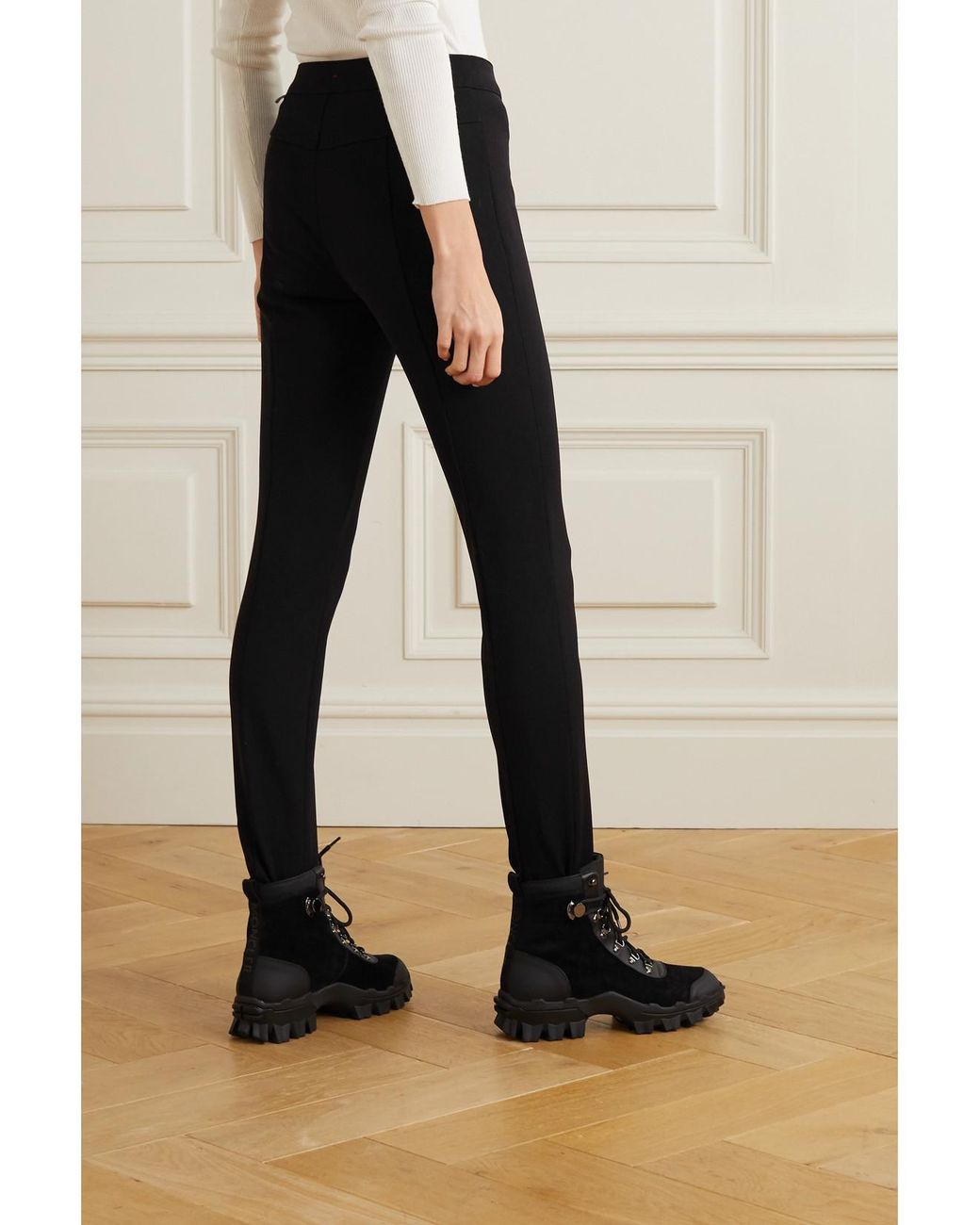 Moncler Black Sportivo Stirrup Ski Pants