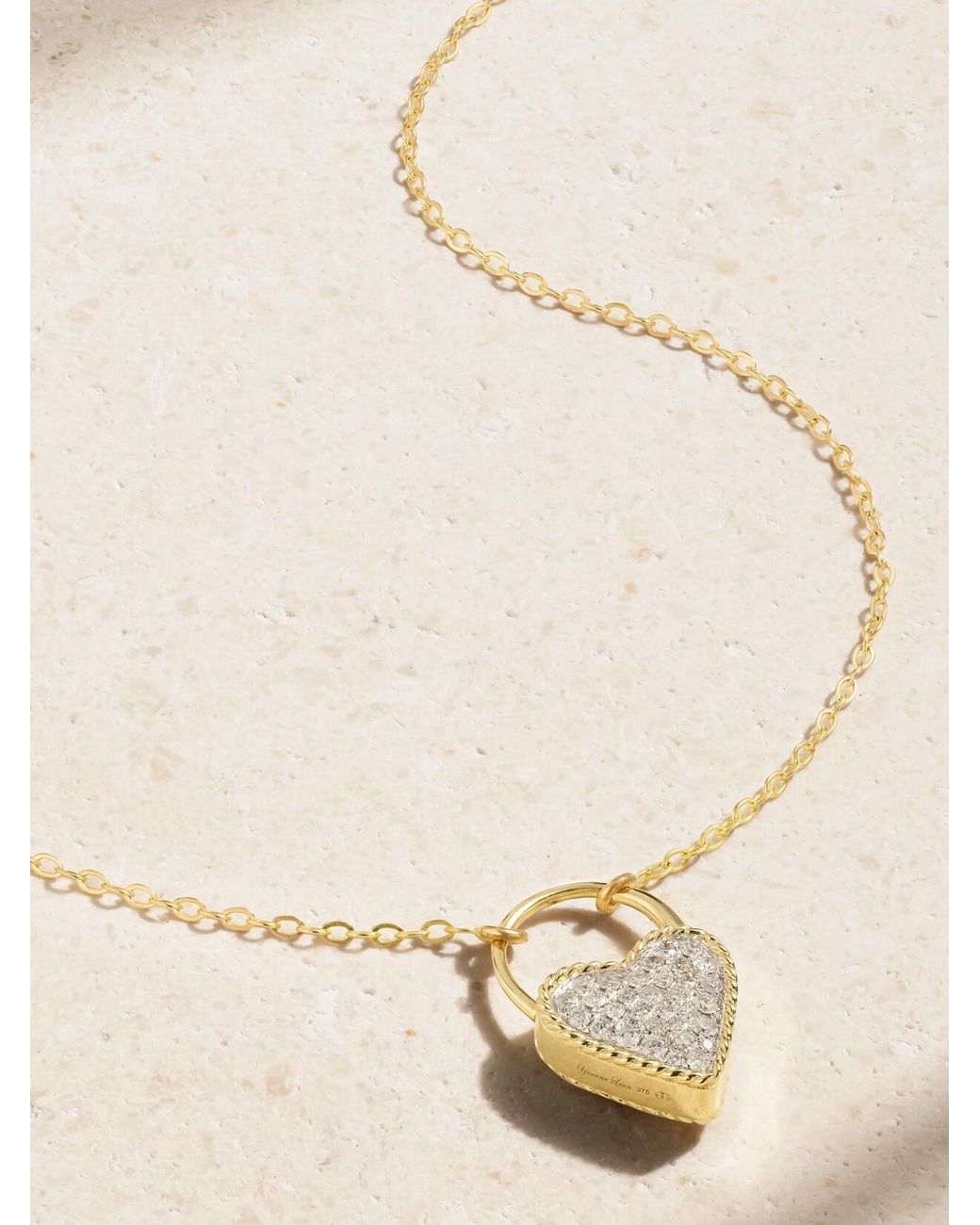 Yvonne Léon Natural 18-Karat Diamond Necklace