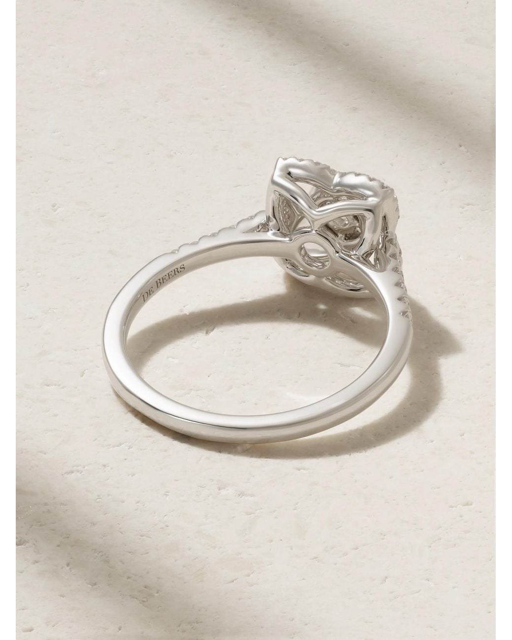 De Beers London Natural Lotus By De Beers 18-Karat Diamond Ring