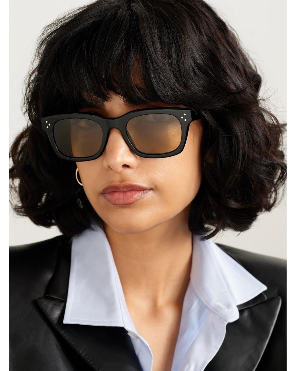 Céline Black D-Frame Acetate Sunglasses