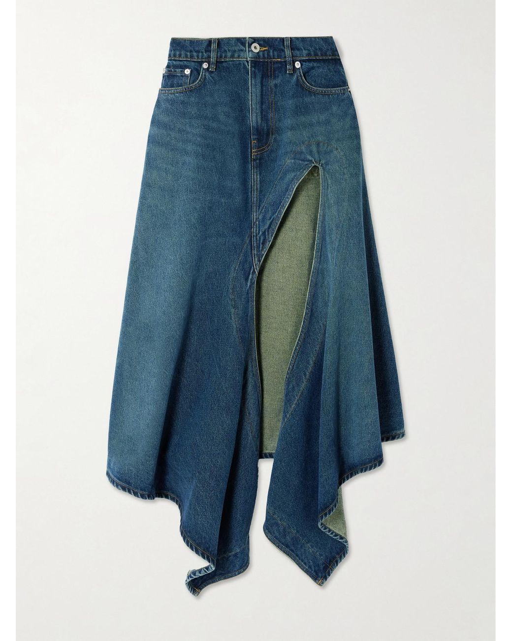 スカート Y/Project Blue Cutout Midi Skirt Y/Project Blue Cutout Midi Skirt Y/Project