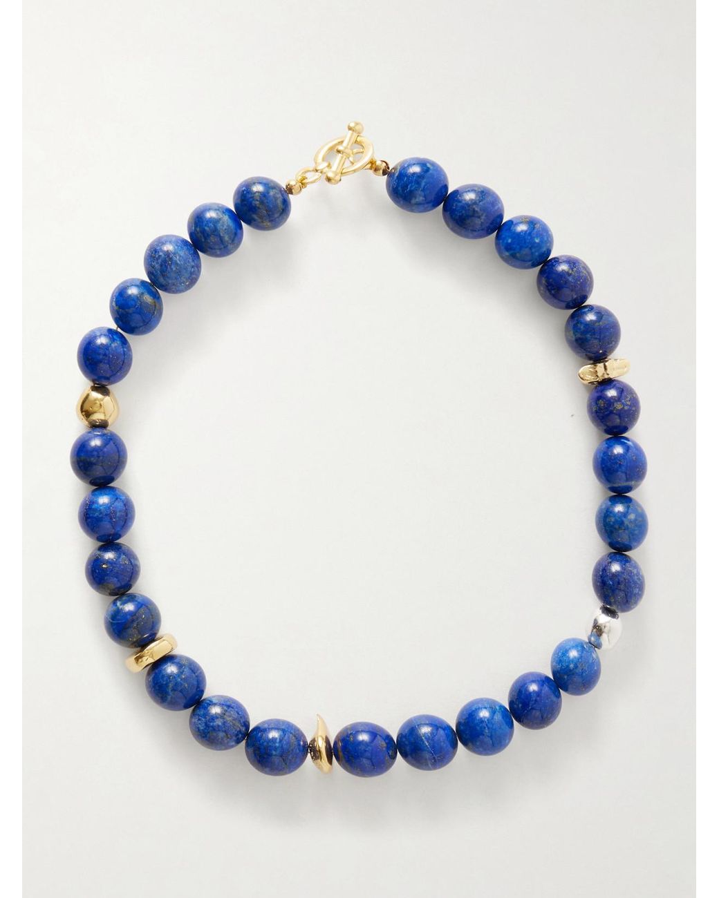 YSSO Blue Helen-Plated Lapis Lazuli Necklace
