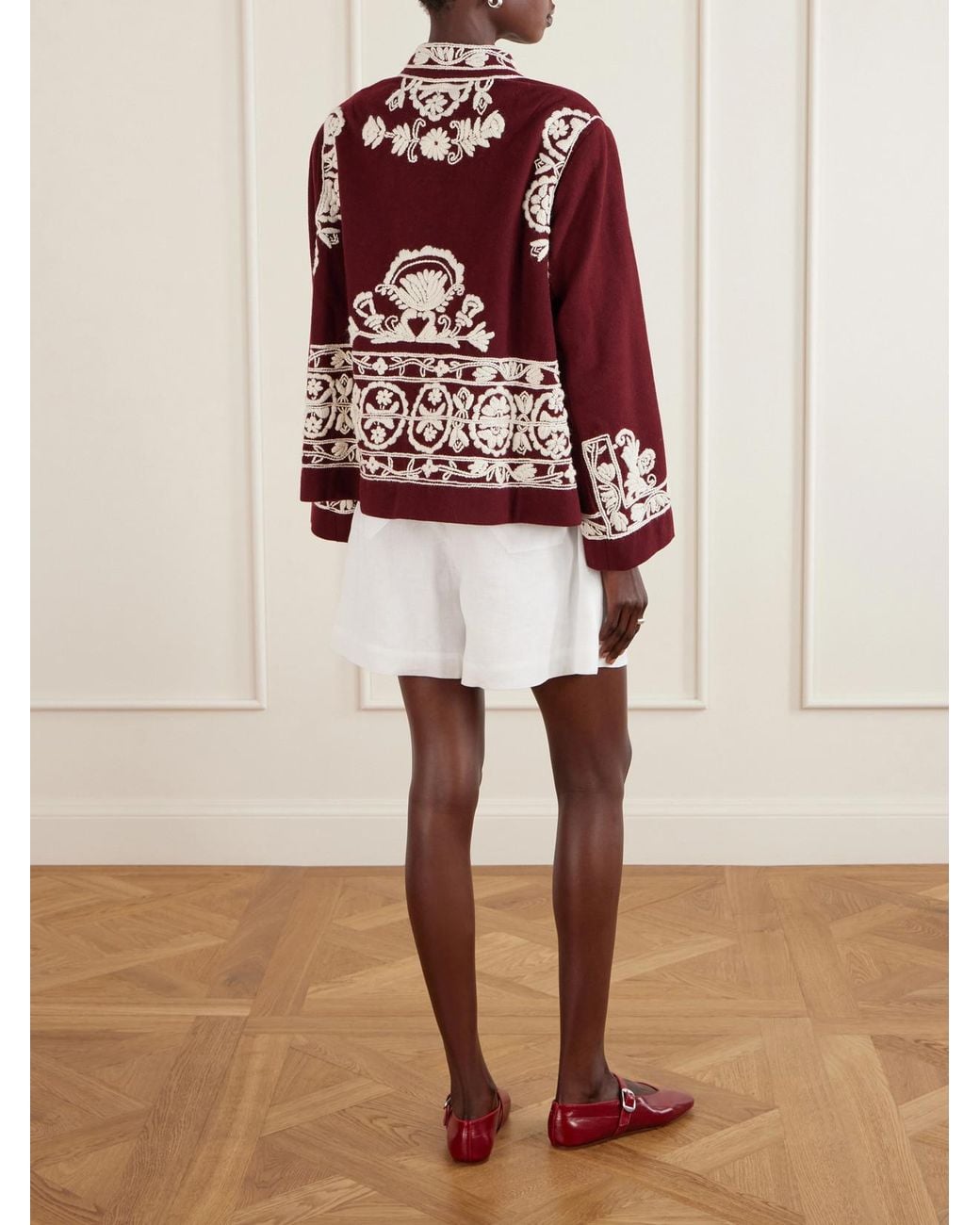 Bode Estate Embroidered Wool Jacket