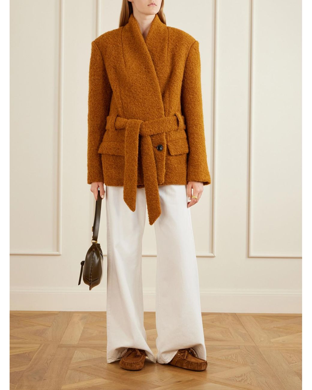 Isabel Marant Brown Malvin Tasseled Leather-Trimmed Suede Mules