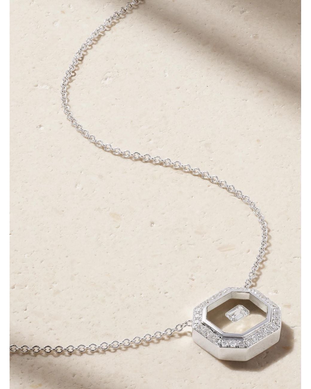 Nikos Koulis Natural Universe 18-Karat, Diamond And Enamel Necklace