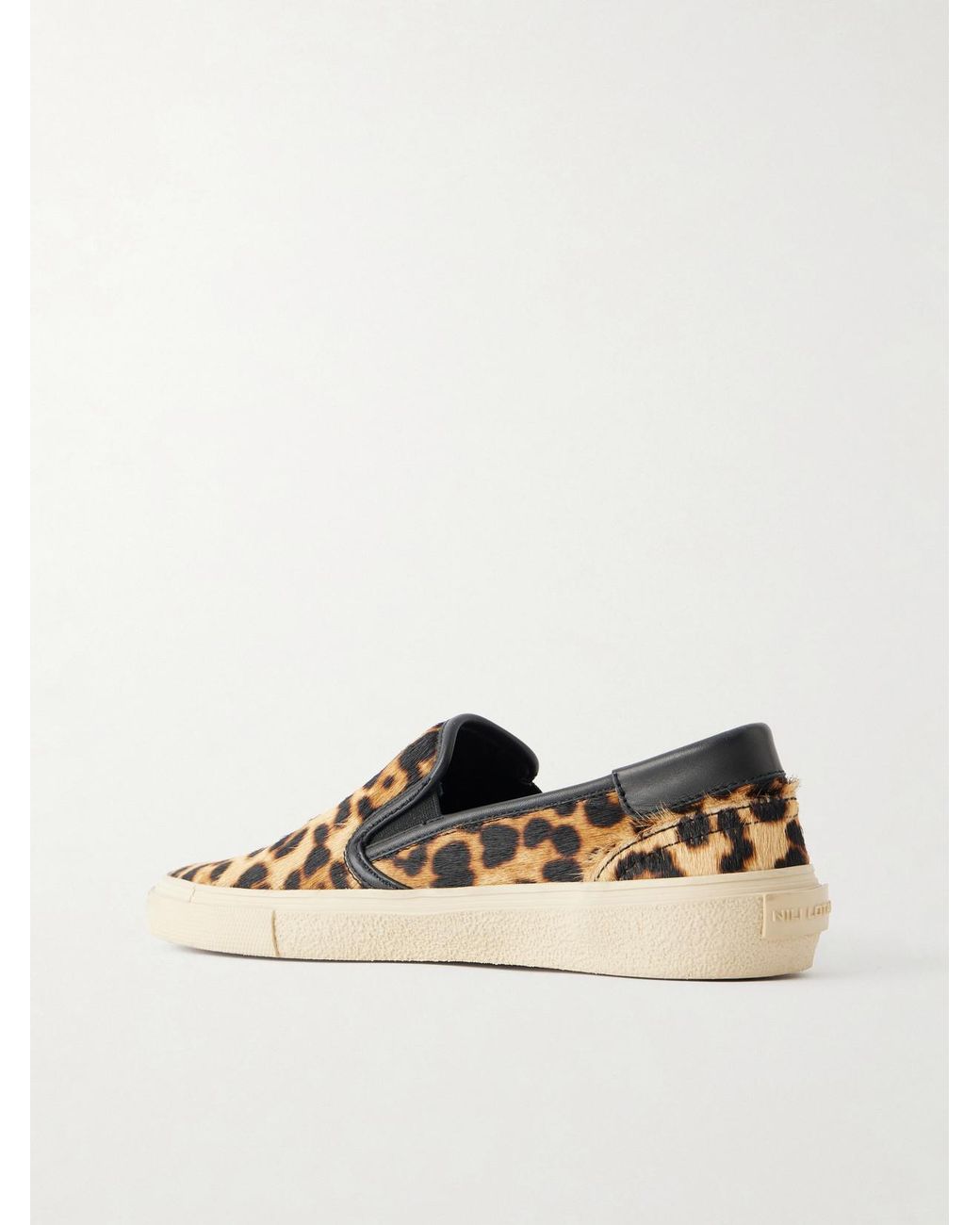 Nili Lotan Multicolor Serge Animal-Print Calf Hair Sneakers