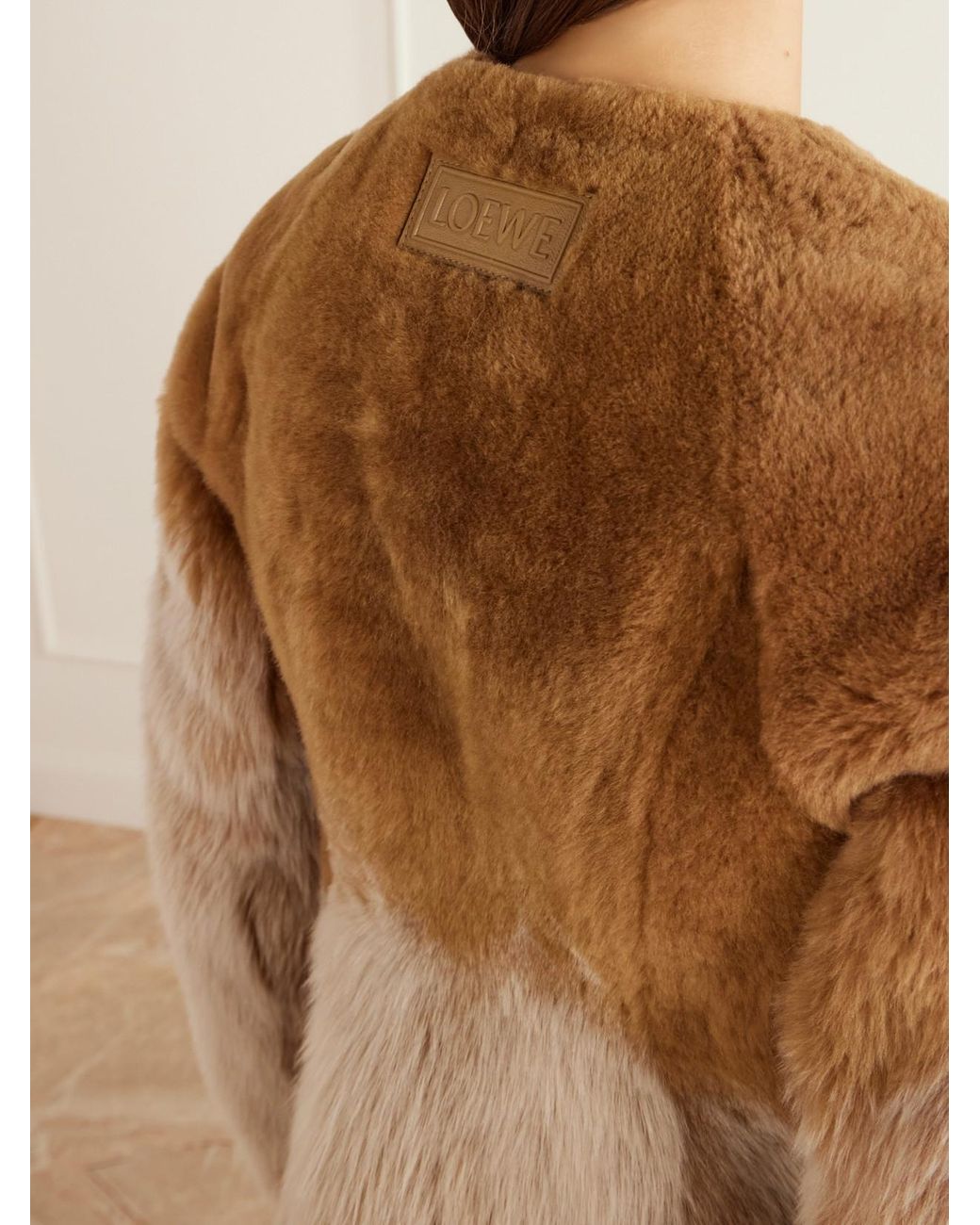 Loewe Brown Shearling Jacket