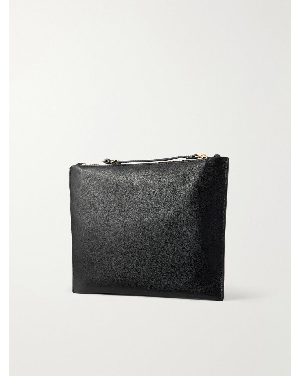 Givenchy Black Voyou Leather Clutch