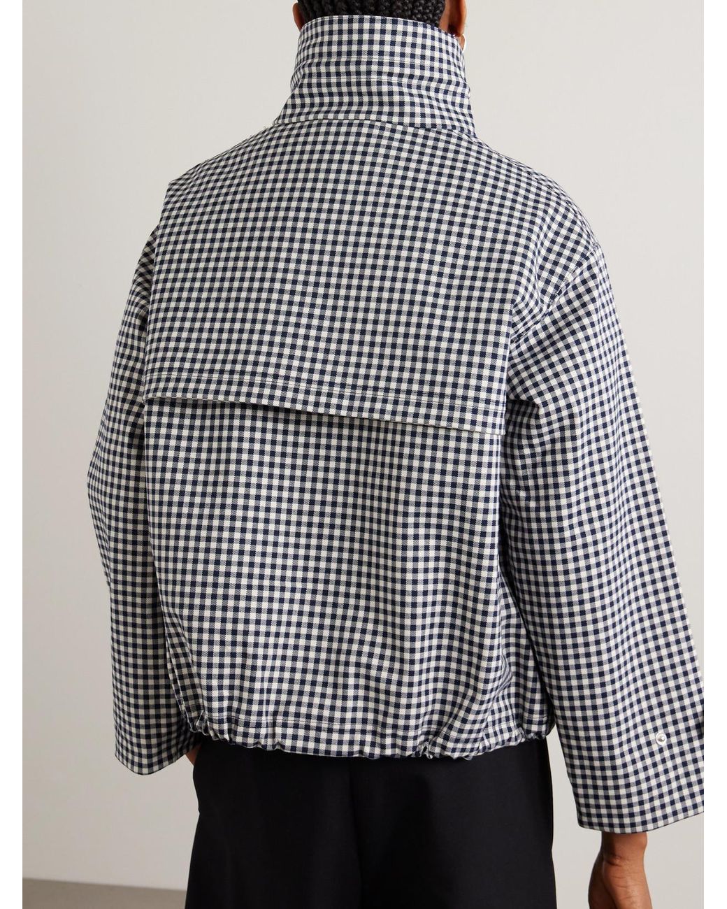 Barbour Blue Bronwyn Gingham Twill Jacket