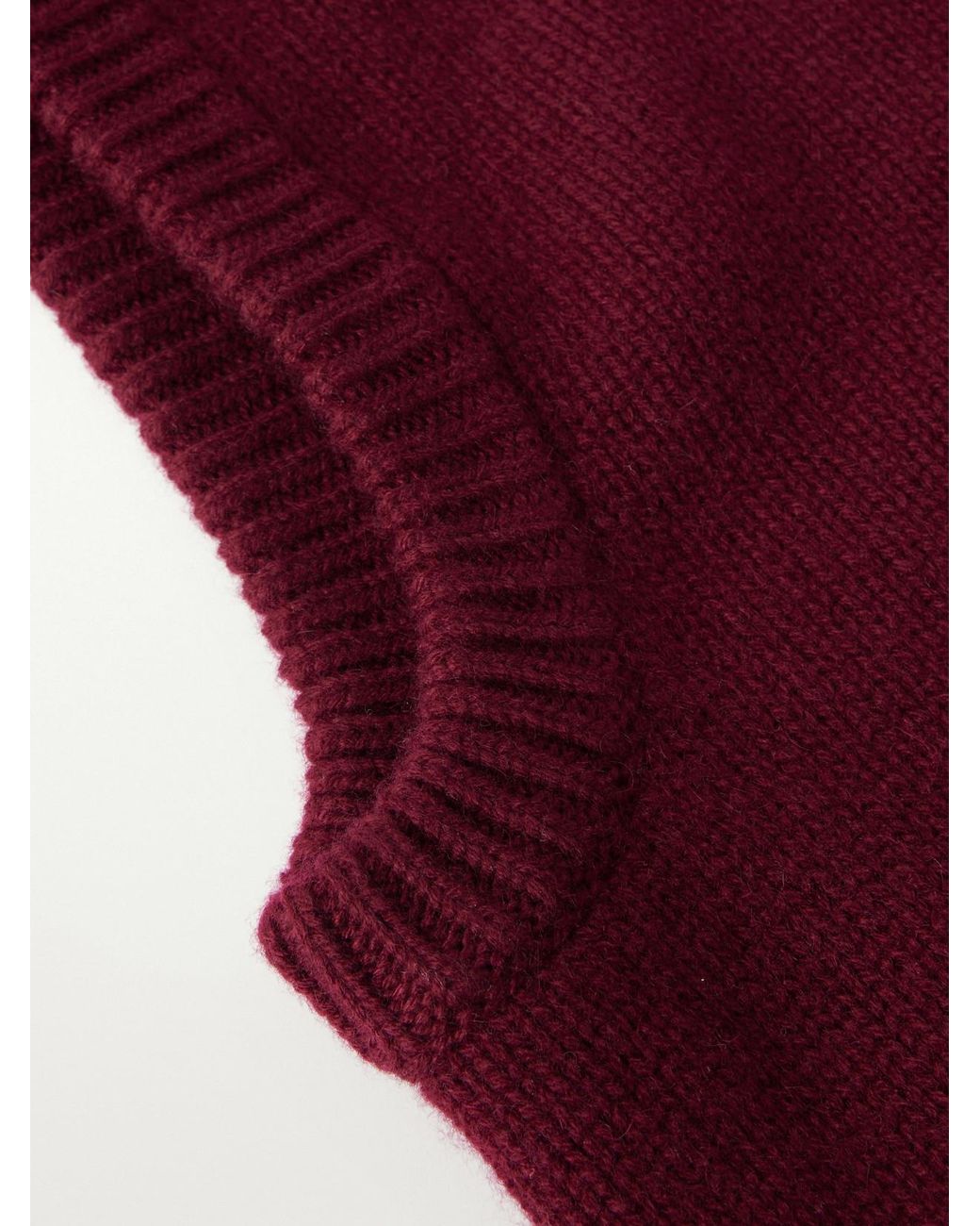 Lisa Yang Purple Astri Cashmere Balaclava