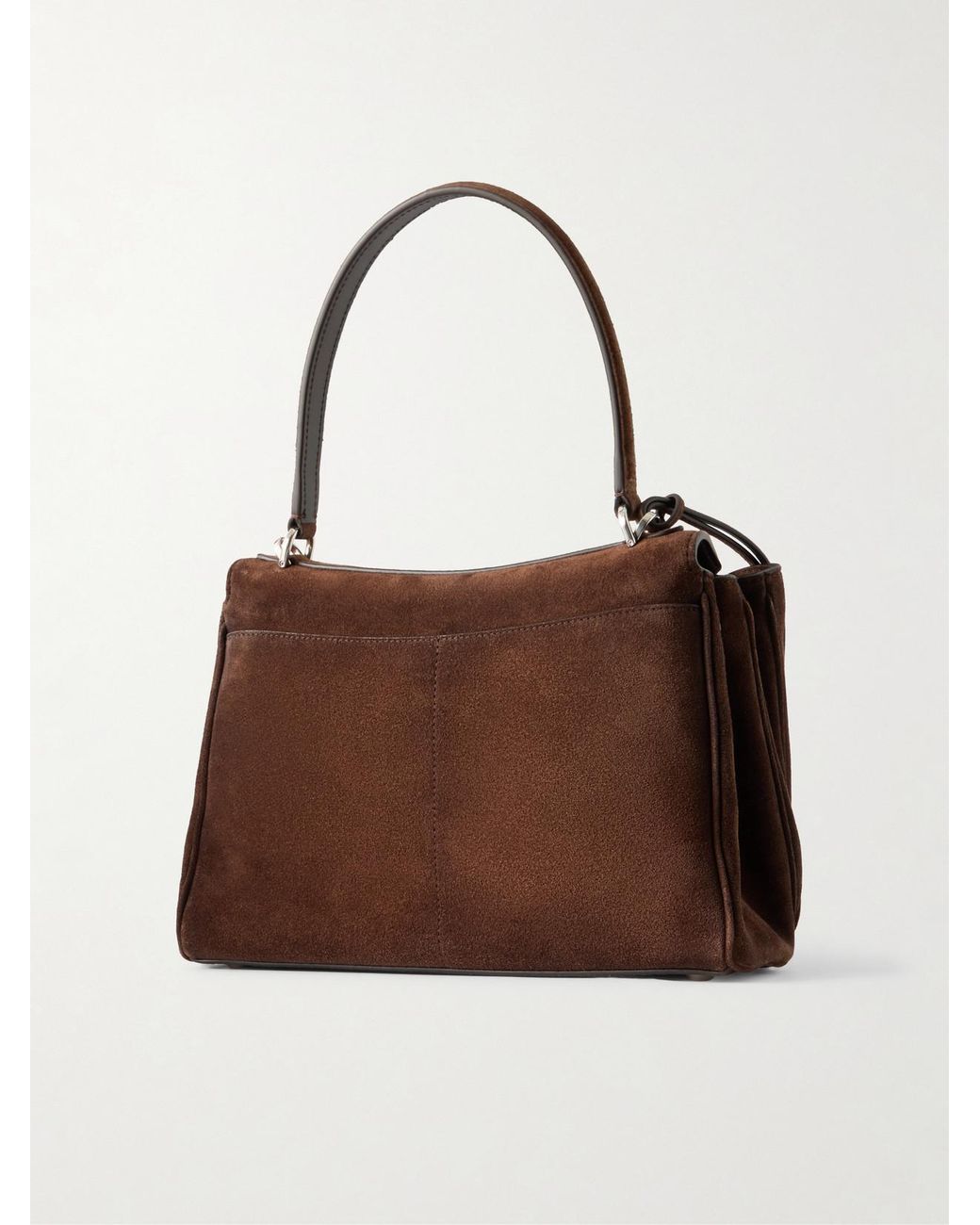 Balenciaga Brown Rodeo Small Suede Top-Handle Bag