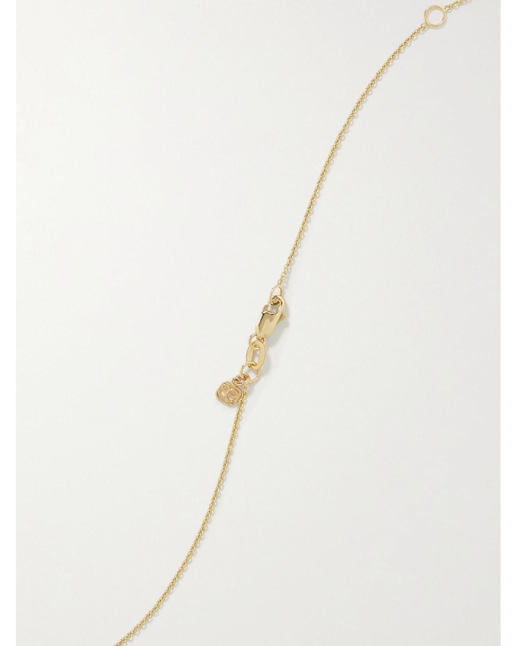 Sydney Evan Natural Lobster 14-Karat Diamond Necklace