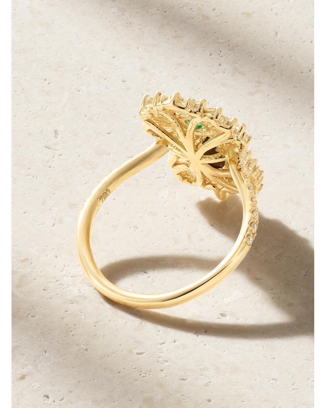 Suzanne Kalan Natural 18-Karat Multi-Stone Ring
