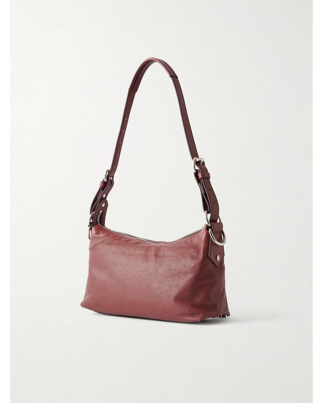 Vivienne Westwood Red Emma Orb-Detailed Leather Shoulder Bag