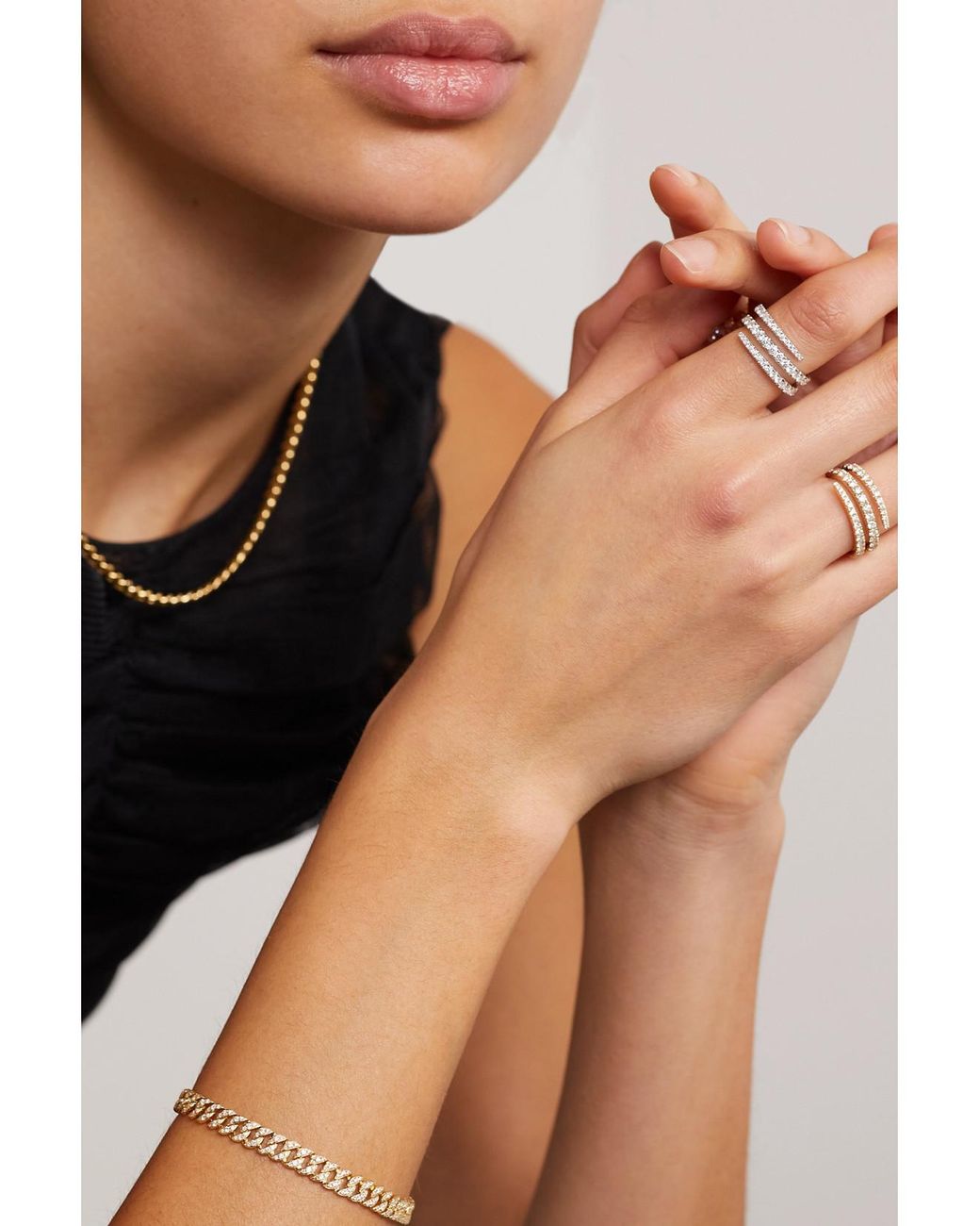 Anita Ko Metallic Coil 18-Karat Diamond Ring
