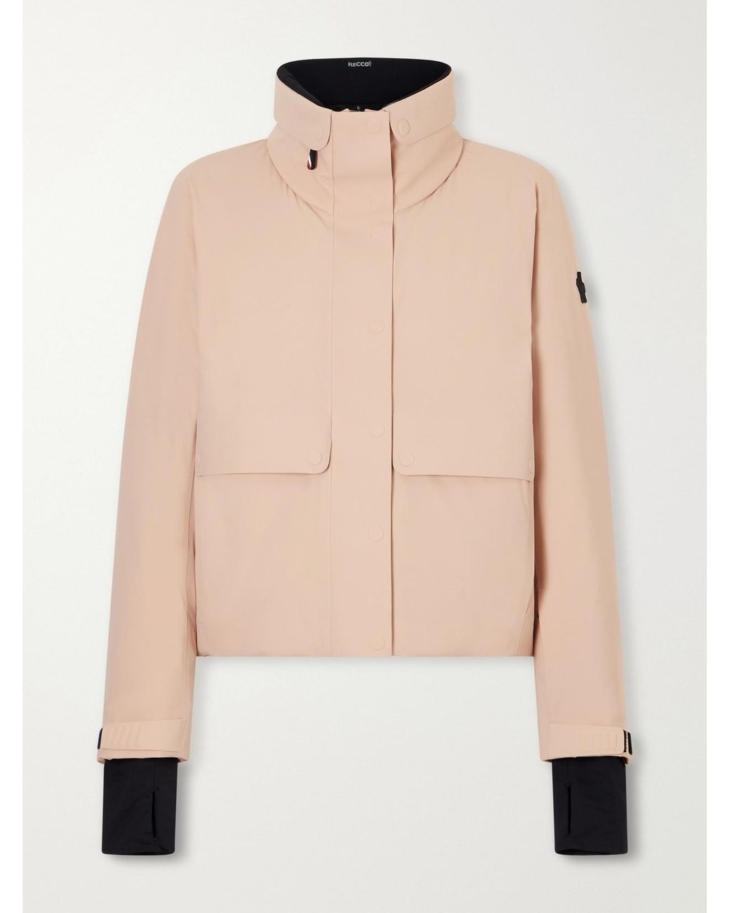 Moncler Natural Danses Shell Down Ski Jacket
