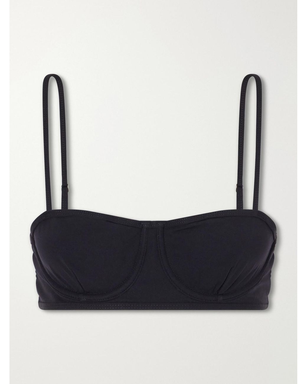 Totême Blue Balconette Bikini Top