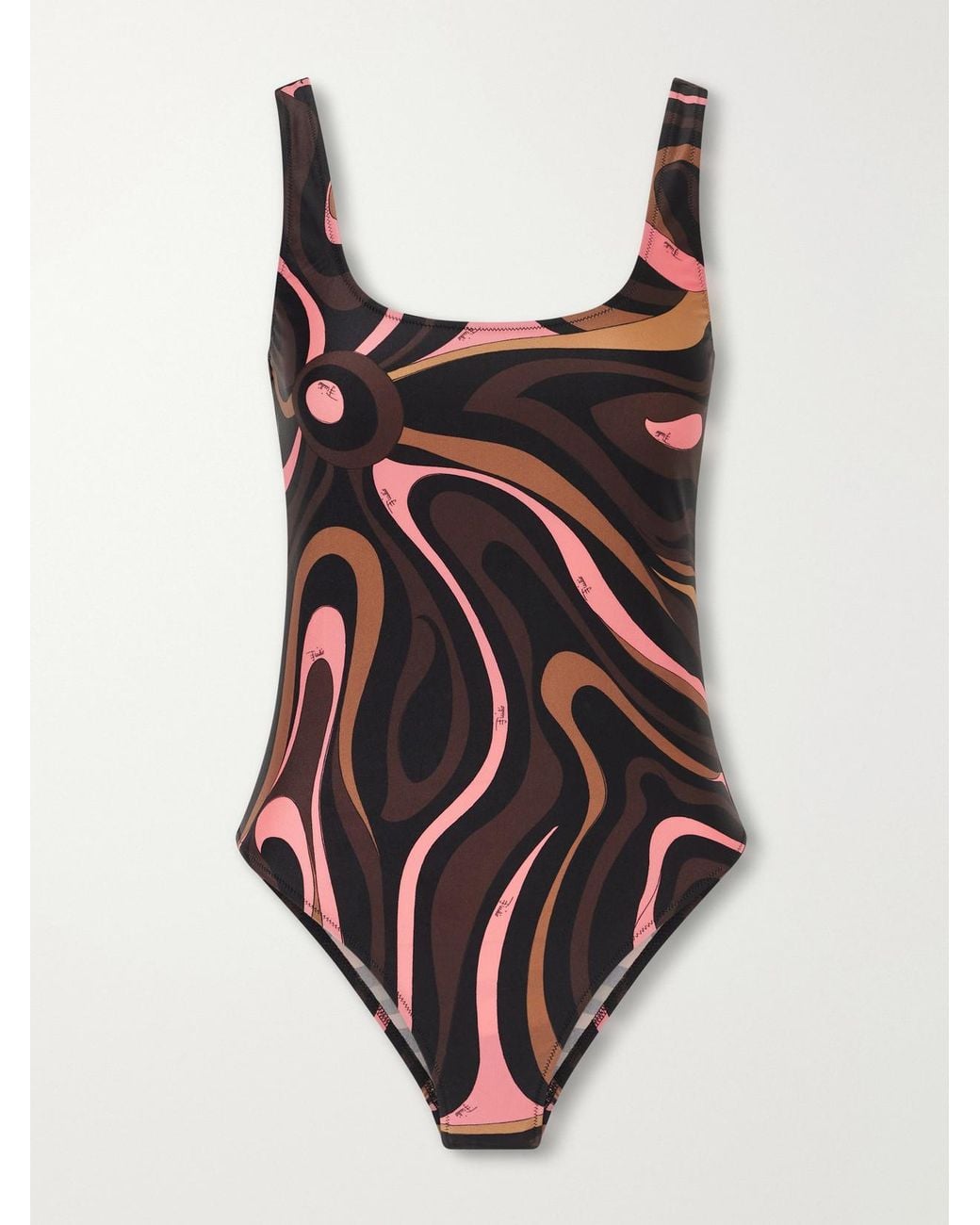 Emilio Pucci Multicolor Printed Swimsuit