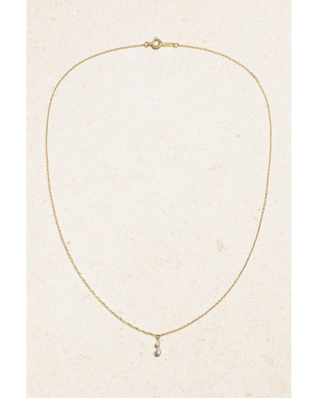 Mizuki Natural 14-Karat Diamond Necklace