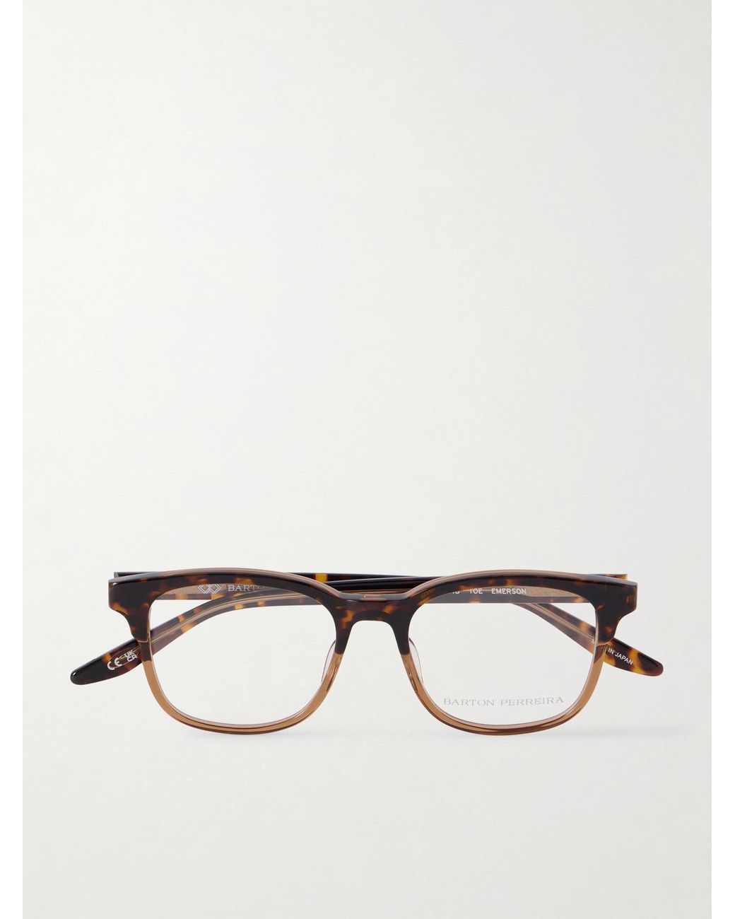 Barton Perreira Natural Emerson Square-Frame Acetate Optical Glasses