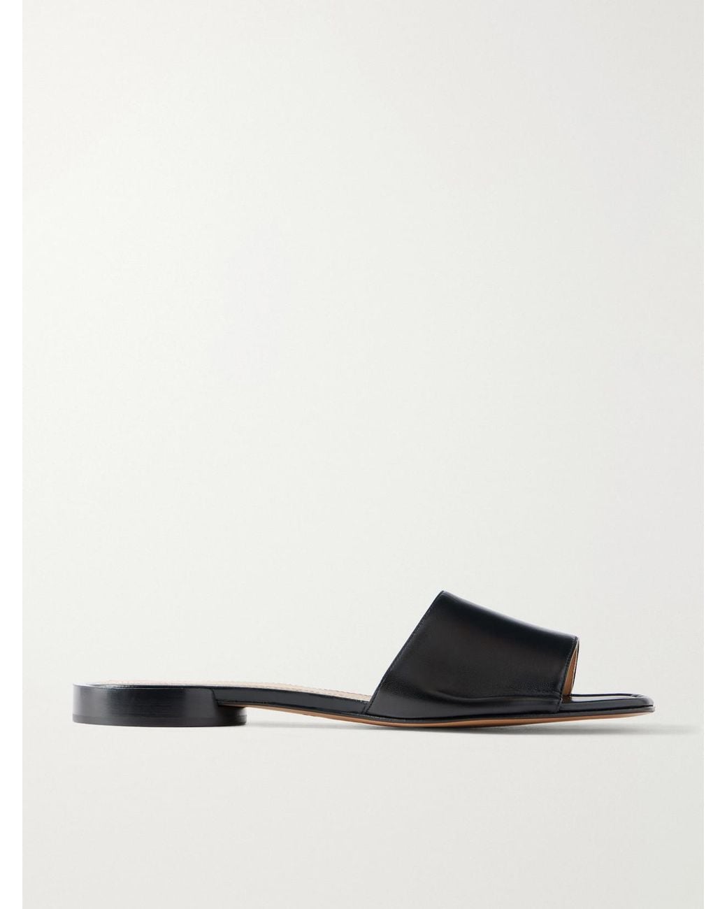 Maison Margiela White Tabi Split-Toe Leather Flats