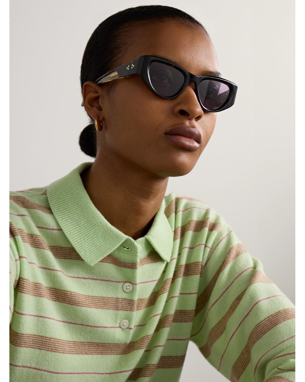 Jacques Marie Mage Multicolor Seymour D-Frame Acetate Sunglasses